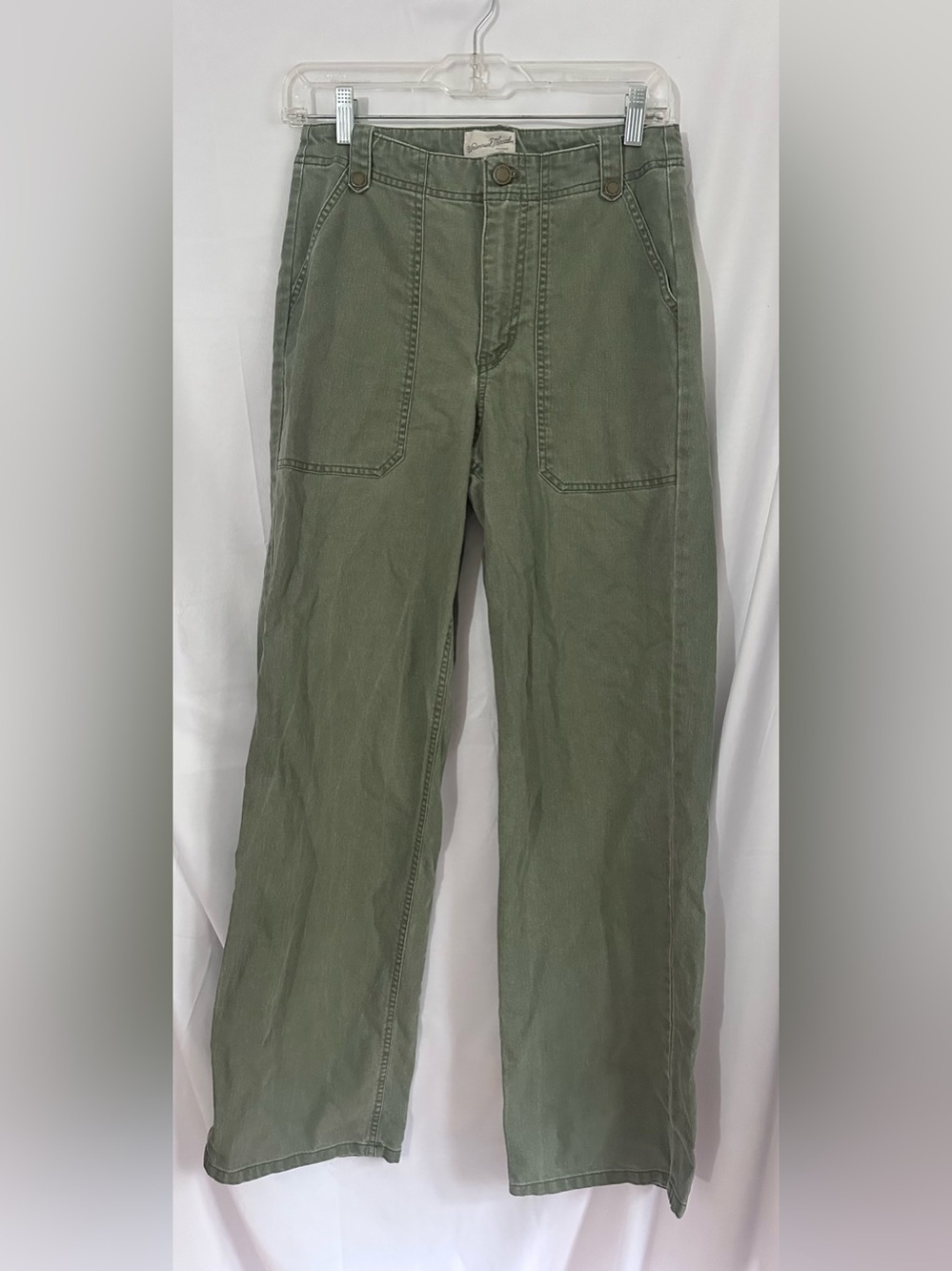 Universal Thread Olive Cargo Wide-Leg Pants